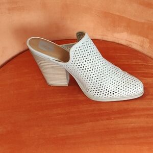 DV by Dolce Vita Cream Perforated Mules